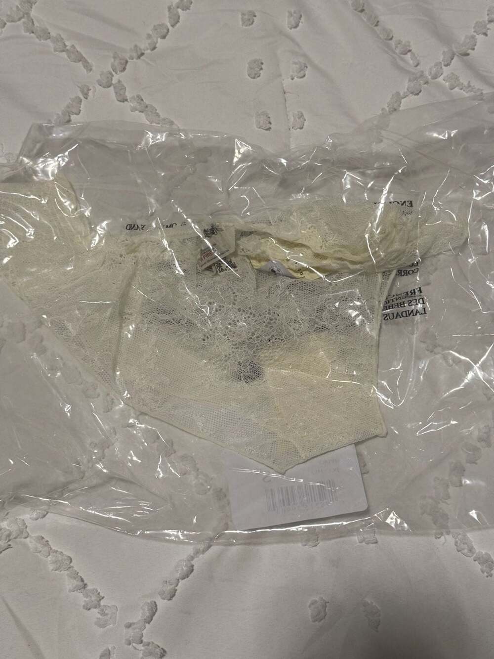 Free People Gia Tanga Lace Panty Ivory Size S